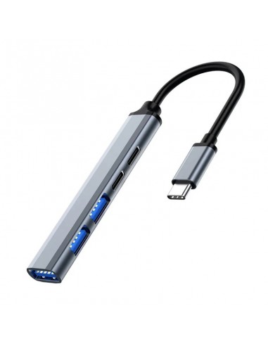 HUB EWENT USB 3.2 GEN TIPO-C GRIS