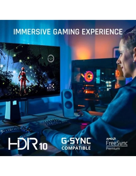 MONITOR VIEWSONIC 27" QHD OLED 0,02MS 240HZ HDR10 HDMI DP USB-C USB MULTI ERGO