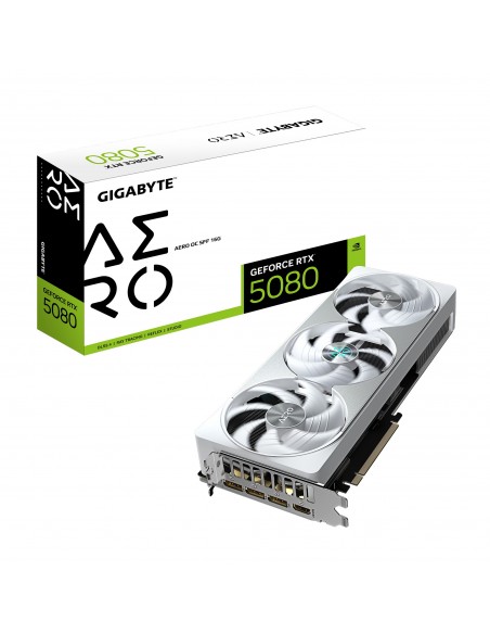 TARJETA GRAFICA GIGABYTE RTX 5080 AERO OC SFF 16G