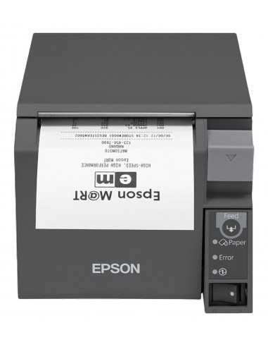 IMPRESORA TERMICA EPSON TM-T70II 80MM USB + RS232 NEGRA