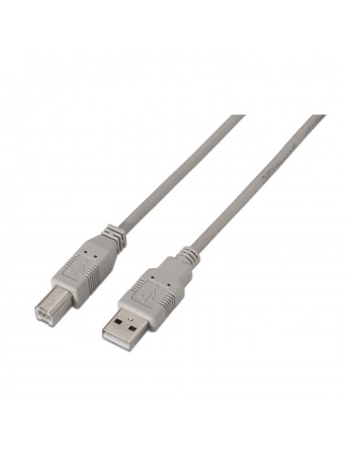 CABLE AISENS USB 2.0 IMPRESORA TIPO A M-B M BEIGE 1.0M