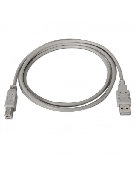 CABLE AISENS USB 2.0 IMPRESORA TIPO A M-B M BEIGE 1.0M