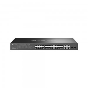 SWITCH TP LINK OMADA TL-SL2428P   L2+, 24xFAST POE+, 2xSFP, 2x1G, 250W