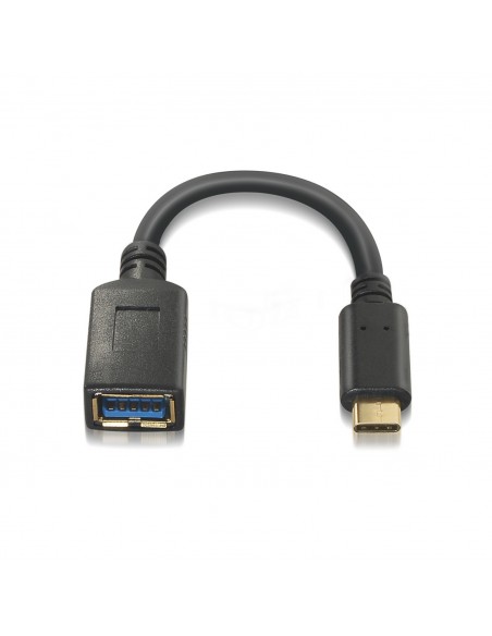 CABLE AISENS USB 3.1 GEN1 5GBPS 3A TIPO USB-C M-A H 15CM NEGRO