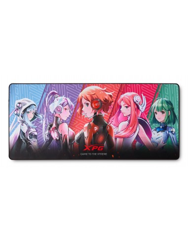 ALFOMBRILLA GAMING XPG FRONTLINE XL XTREME SAGA 01 900MM X 400MM NEGRO