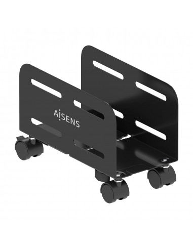 SOPORTE AISENS CPU METALICO AJUSTABLE DE SUELO NEGRO