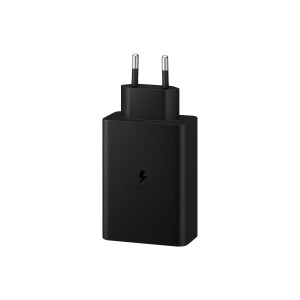 CARGADOR TRIO SAMSUNG 2XUSB-C 1XUSB-A 65W NEGRO SIN CABLE EP-T6530NBEGEU 2