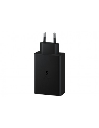 CARGADOR TRIO SAMSUNG 2XUSB-C 1XUSB-A 65W NEGRO SIN CABLE EP-T6530NBEGEU