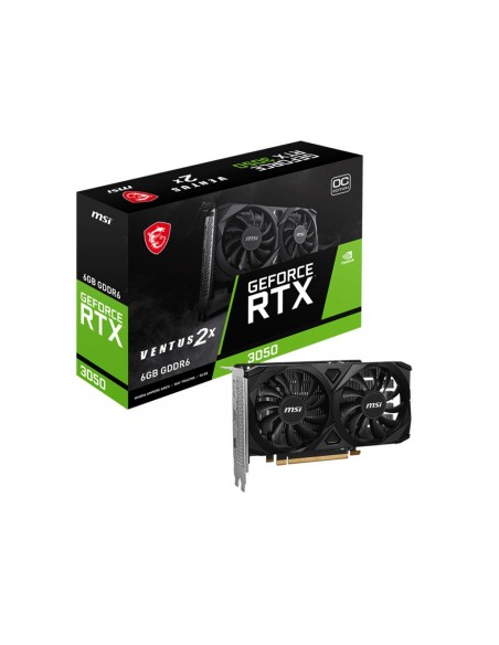 TARJETA GRAFICA MSI RTX 3050 VENTUS 2X E 6GB OC
