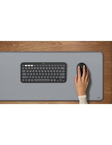 RATON LOGITECH PEBBLE M350 GRAFITO BLUETOOTH