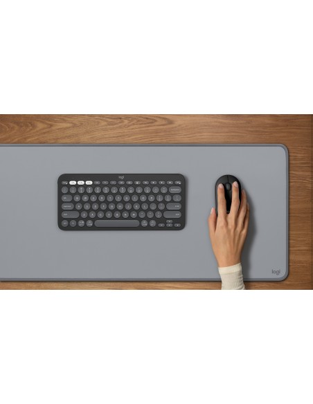 RATON LOGITECH PEBBLE M350 GRAFITO BLUETOOTH