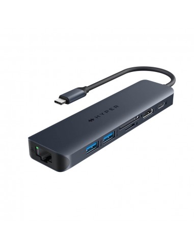 HYPER DRIVE ECOSMART GEN.2 UNIVERSAL USB-C® 7-IN-1 HUB W 100 W PD POWER