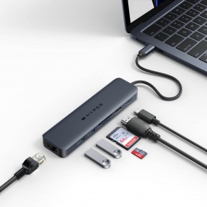 HYPER DRIVE ECOSMART GEN.2 UNIVERSAL USB-C® 7-IN-1 HUB W 100 W PD POWER 2