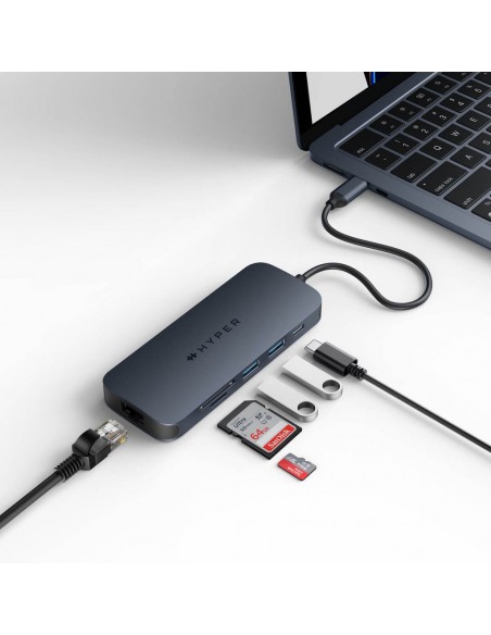 HYPER DRIVE ECOSMART GEN.2 UNIVERSAL USB-C® 8-IN-1 HUB W 140 W PD3.1