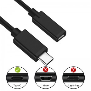 CABLE ALARGADOR USB 2.0 EWENT USB-C MACHO USB-C HEMBRA 1,8m NEGRO 2