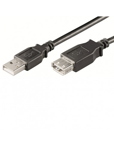 CABLE ALARGADOR USB EWENT USB-A MACHO USB-A HEMBRA 1m