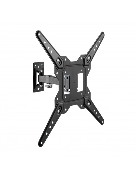 SOPORTE AISENS PARED GIRATORIO INCLINABLE MONITOR TV 30KG 23-55 NEGRO