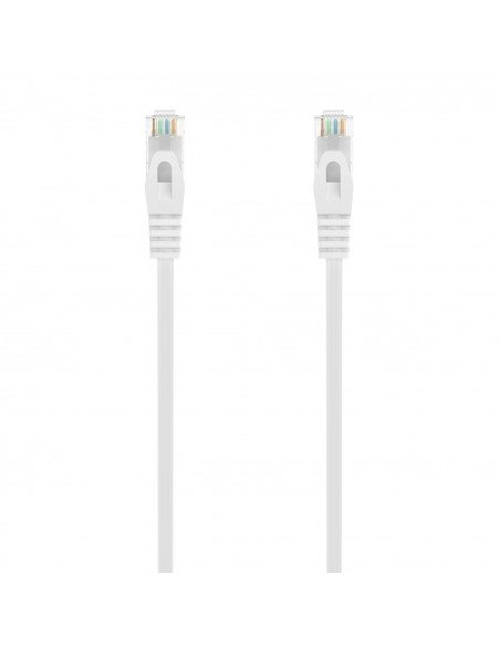 CABLE RED AISENS LATIGUILLO RJ45 LSZH CAT.6A UTP AWG24 30CM BLANCO