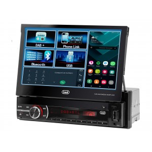 RADIO COCHE TREVI MDV 6380 DAB VIDEO MONITOR 7" +RDS+USB+AW BLAC