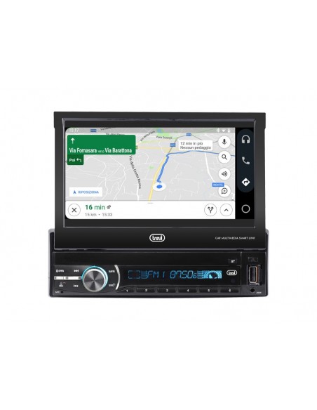 RADIO COCHE TREVI MDV 6380 DAB VIDEO MONITOR 7" +RDS+USB+AW BLAC
