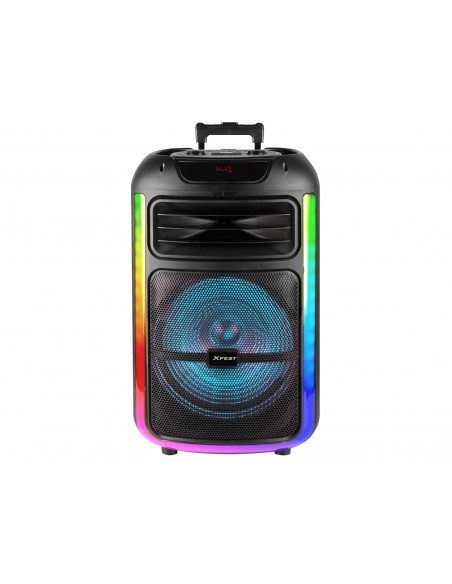 ALTAVOZ KARAOKE TREVI XF 1400 KB 100W AMPLIF SPKR+AW+TROLLEY