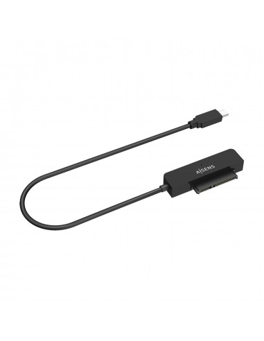 ADAPTADOR AISENS SATA A USB-C USB 3.0 3.1 GEN1 DISCOS 2.5 NEGRO