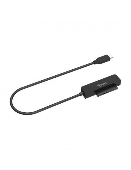 ADAPTADOR AISENS SATA A USB-C USB 3.0 3.1 GEN1 DISCOS 2.5 NEGRO