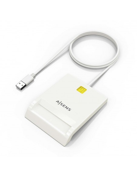 LECTOR DE TARJETAS INTELIGENTE AISENS DNIE BLANCO