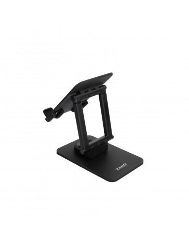 SOPORTE TOOQ PLEGABLE PARA TABLET HASTA 12.9" NEGRO