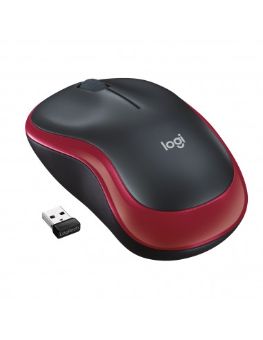 RATON LOGITECH M185 INALAMBRICO ROJO