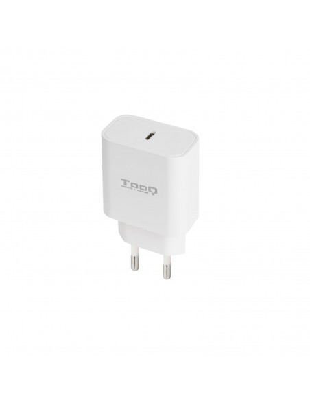 CARGADOR TOOQ DE PARED USB-C PD3.0 20W BLANCO