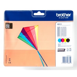 TINTA BROTHER LC223VALBP PACK NEGRO CIAN AMARILLO MAGENTA