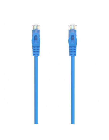 CABLE RED AISENS LATIGUILLO RJ45 LSZH CAT.6A UTP AWG24 30CM AZUL