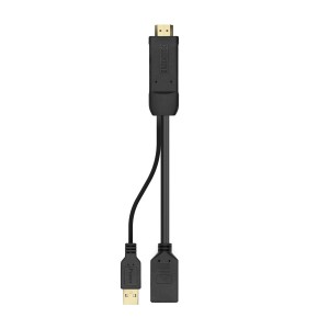 CONVERSOR AISENS ACTIVO HDMI 2.0 A M USB A M DISPLAYPORT H 10CM 2