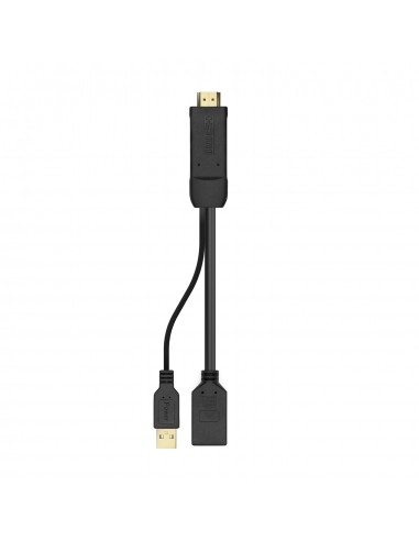 CONVERSOR AISENS ACTIVO HDMI 2.0 A M USB A M DISPLAYPORT H 10CM