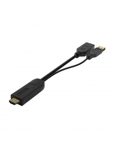 CONVERSOR AISENS ACTIVO HDMI 2.0 A M USB A M DISPLAYPORT H 10CM