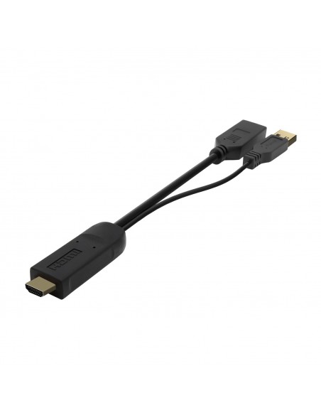 CONVERSOR AISENS ACTIVO HDMI 2.0 A M USB A M DISPLAYPORT H 10CM
