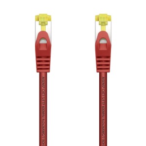 CABLE RED AISENS LATIGUILLO RJ45 LSZH CAT.7 SFTP PIMF 0.5M ROJO