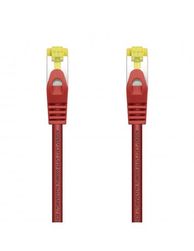 CABLE RED AISENS LATIGUILLO RJ45 LSZH CAT.7 SFTP PIMF 0.5M ROJO