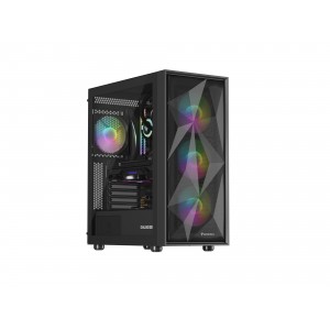 CAJA GAMING GENESIS DIAXID 605 ARGB ATX MEDIATORRE 1XUSB-C 2XUSB3.0 SIN PSU 2