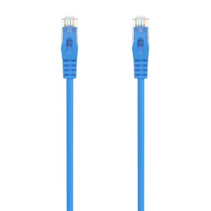 CABLE RED AISENS LATIGUILLO RJ45 LSZH CAT.6A UTP AWG24 0.5M AZUL