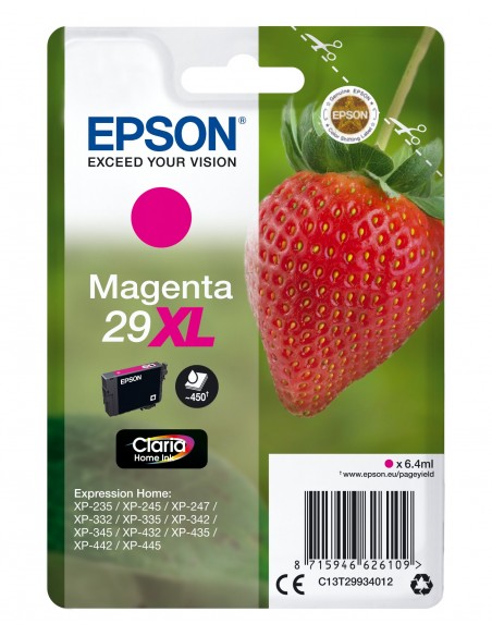 TINTA EPSON CLARIA 29XL MAGENTA XP235 XP332 XP335 XP432 XP435
