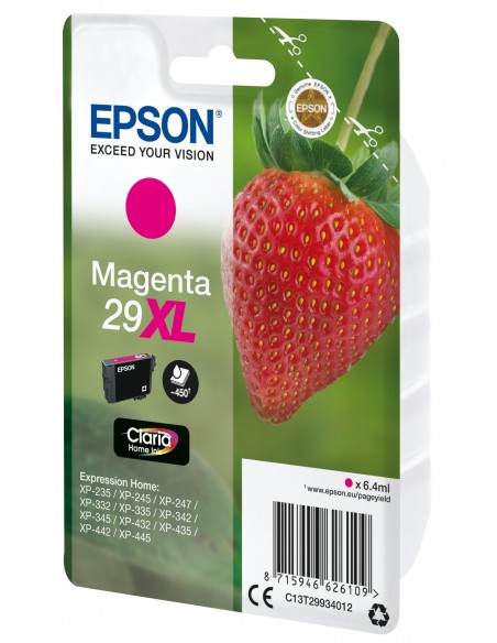 TINTA EPSON CLARIA 29XL MAGENTA XP235 XP332 XP335 XP432 XP435