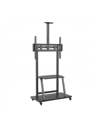 SOPORTE SUELO AISENS RUEDA BANDEJA DVD CAMARA MONITOR TV 37-100