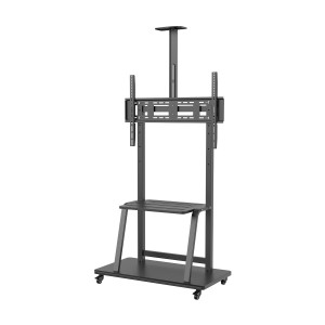 SOPORTE SUELO AISENS RUEDA BANDEJA DVD CAMARA MONITOR TV 37-100 2