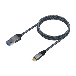 CABLE AISENS USB 3.1 GEN2 ALUMINIO 10GBPS 3A USB-C M-A M 1.0M NEGRO 2