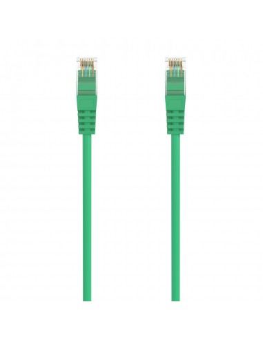 CABLE RED AISENS LATIGUILLO RJ45 LSZH CAT.6A UTP AWG24 30CM VERDE