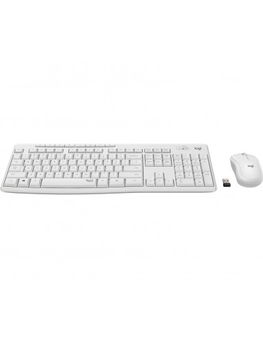 LOGITECH MK295 SILENT WIRELESS COMBO OFF WHITE ALEMAN LOGITECH MK295 SILEN