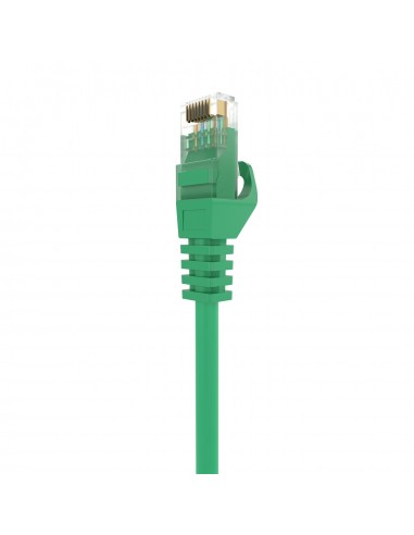CABLE RED AISENS LATIGUILLO RJ45 LSZH CAT.6A UTP AWG24 0.5M VERDE