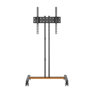 SOPORTE MONITOR AISENS SUELO CON RUEDAS MONITOR TV 35KG 32"-55" NEGRO